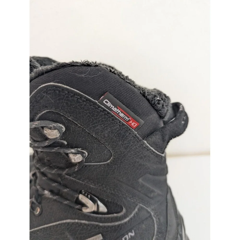 Salomon Nytro GTX Mens Hiking Boots Black Size 8.5 Gore-Tex Contagrip Climatherm